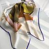 Korean Wind Mulberry Silk Silk Scarf Women'S Autumn Style Foreign Style Fashion Versatile 70Cm Chinese Square Scarf Silk Silk Scarf Decorative Scarf