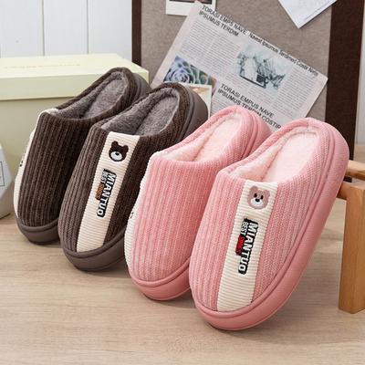 Хлопковые тапочки женские осенне-зимние теплые для дома, быстро согревающие, лидер продаж, толстая подошва, нескользящие, бархатные, зимние тапочки для тепла ног, мужские