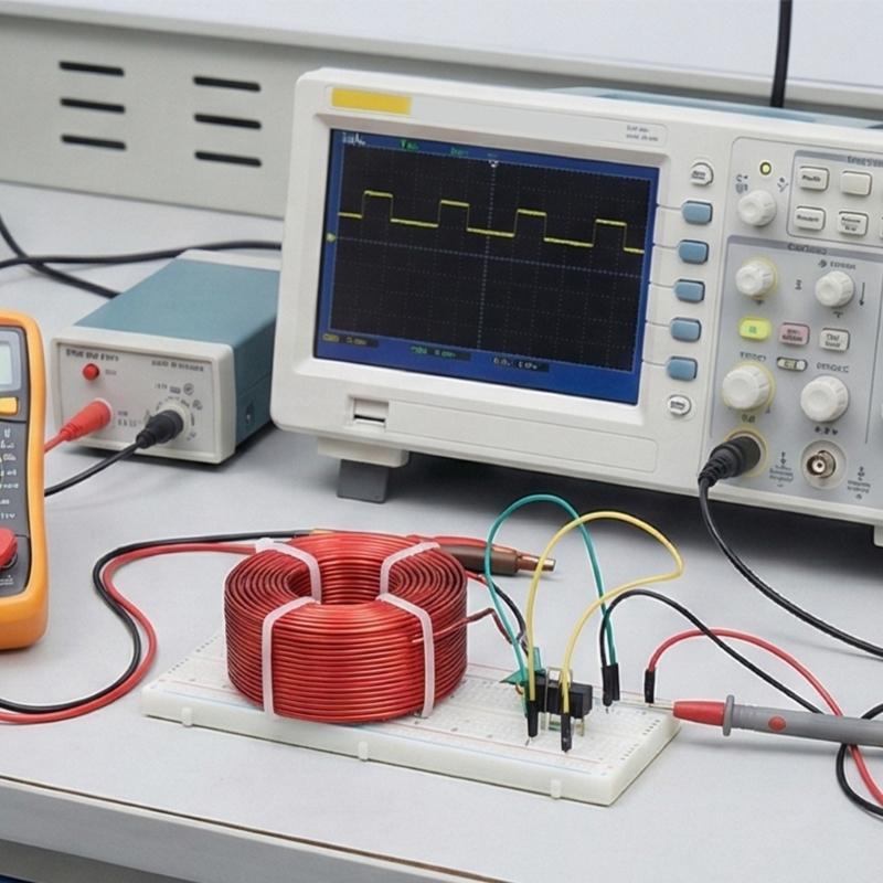 Precise Calibrated 1.0mm Air Cored Copper Inductor for Auditory Crossover Systems with ±5% Inductance Error Control