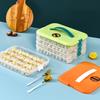 Dumpling Storage Box with Sturdy Handle Single/Dual/Triple/Four Layer Food Container Picnics Parties