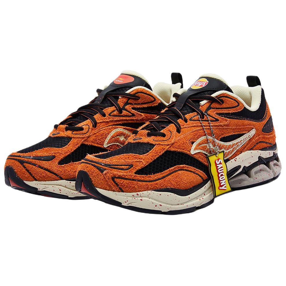 SAUCONY Grid Fusion Унисекс Оранжевые Ретро Беговые Кроссовки S79063-18