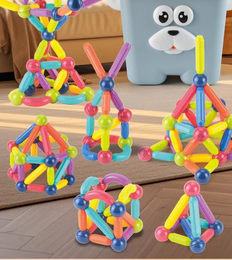 Wan Le Hui Magnetic Sticks: Children's Educational Building Blocks for Early Learning and Development