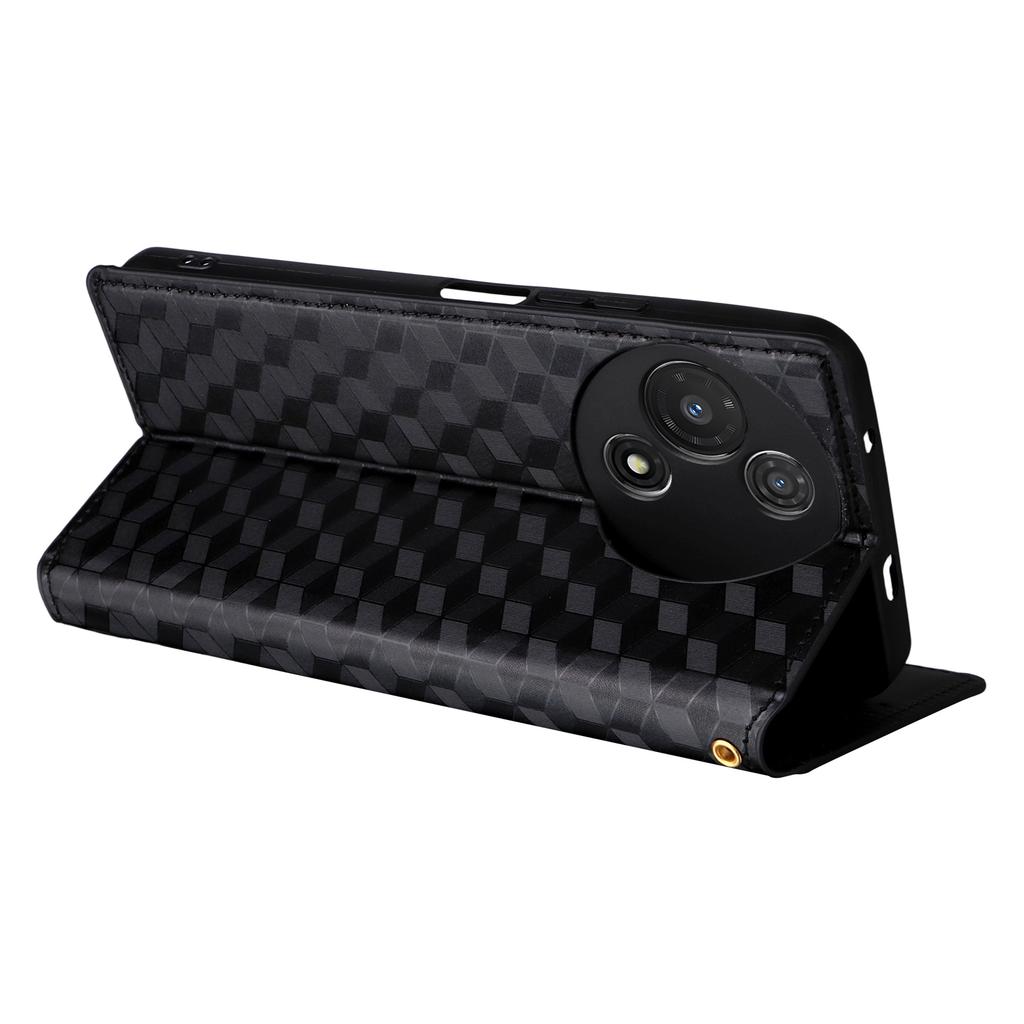 Для TCL 60R 5G/60 5G Чехол-кошелек из кожи с ромбовидным тиснением, чехол для телефона