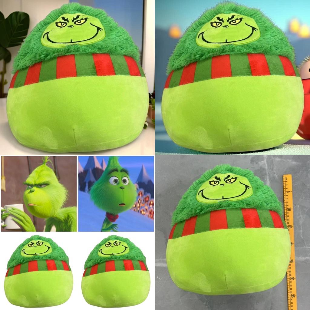Рождественская игрушка-подушка Гринч, забавная и очаровательная мягкая игрушка