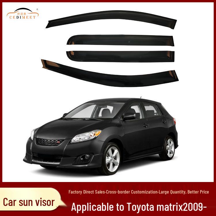 Toyota Matrix 2009 Акриловые дефлекторы окон (ветровики) Козырьки от солнца - Аксессуары для экстерьера автомобиля