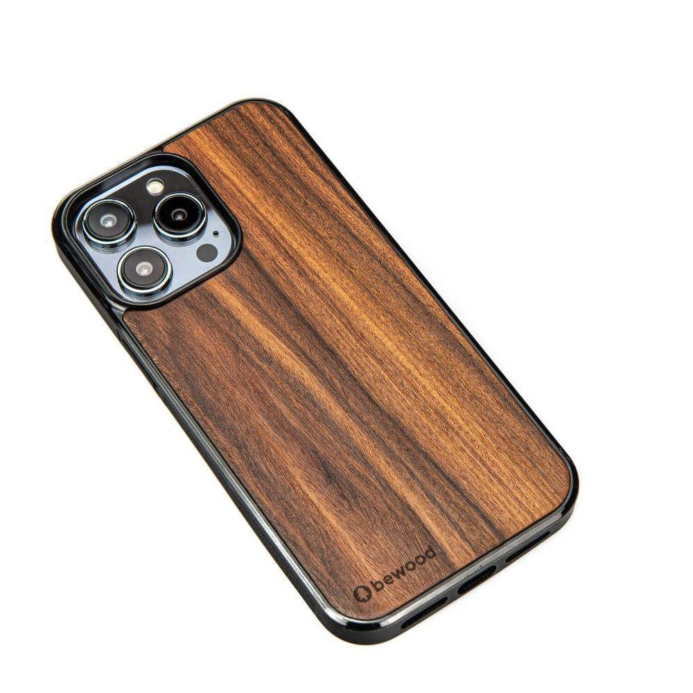 Bewood Wooden Case for iPhone 14 Pro Max Rosewood Santos