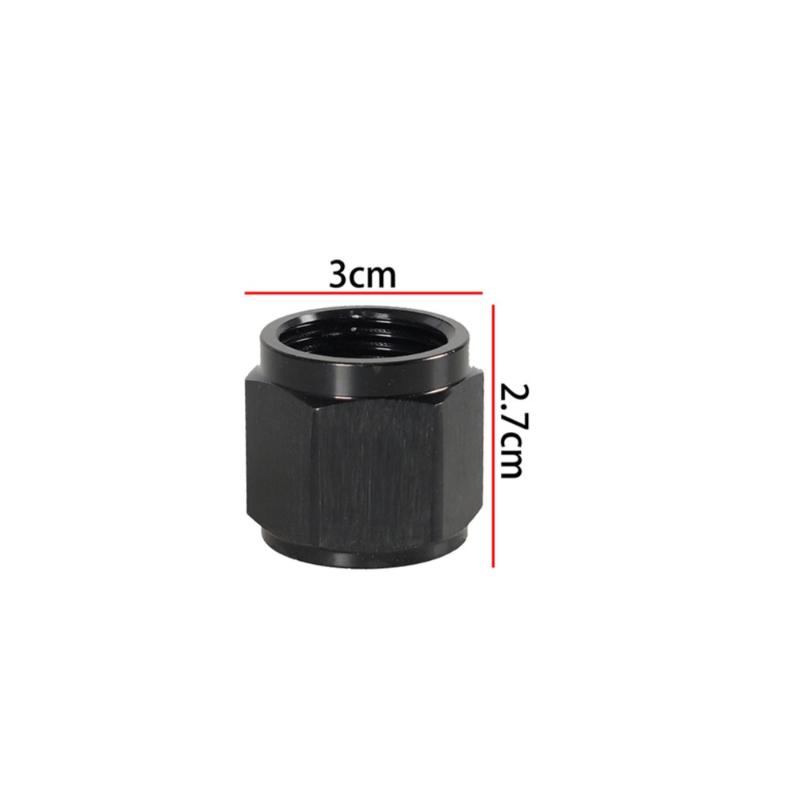 AN Hardline Tube Nut & Sleeve Adapter 1Pcs High Precision Aluminum Fits 4AN AN6 AN8 AN10 AN12 for Turbo Oil Line Setup