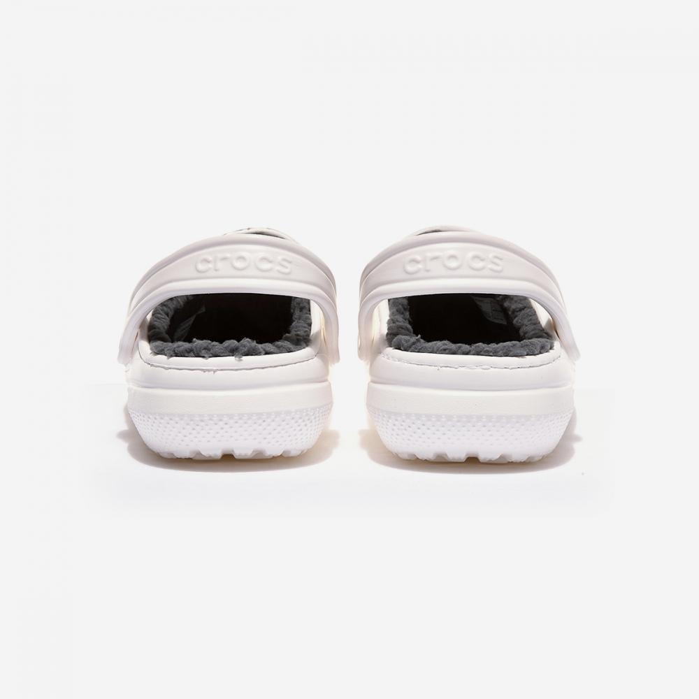 Crocs Классические сабо с подкладкой Crs203591 Белый Серый