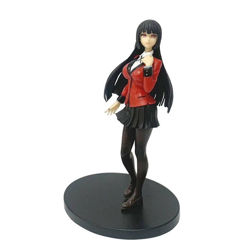 17Cm/6.69In Kakegurui Anime Figure Jabami Yumeko Pvc Action Figure Collectible Model  Ornaments Desktop Decoration Toy Gifts