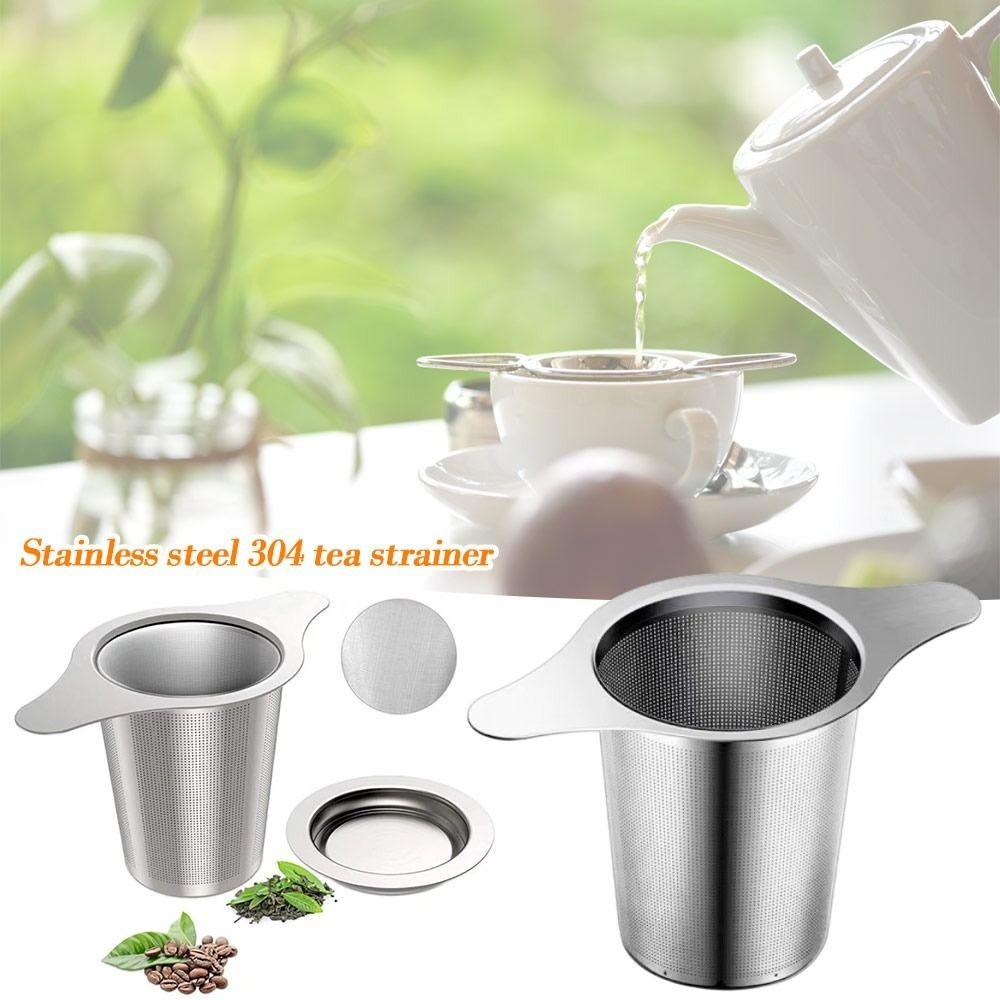 Large Capacity Mesh Strainer Stainless Steel Teapots Hot Mugs  Home