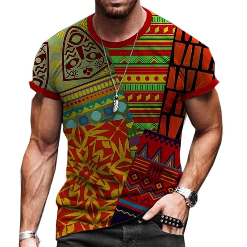 Men Woman T-shirt Colourful Abstract Art 3D Print Holiday Streetwear Harajuku Tops Tees Clothing Summer Tops