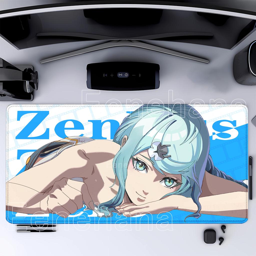 ZZZ Seed милая девушка Игровой коврик для мыши Zenless Zone Zero Клавиатура Настольные коврики XXL Аниме Расширенный офисные аксессуары оверлок Коврик для мыши