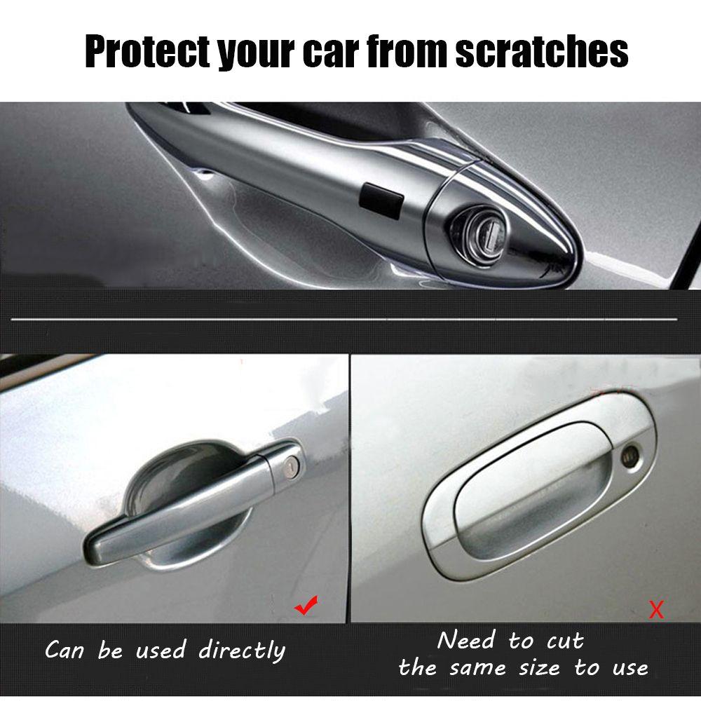 Durable Universal Invisible Sticker Car Door Handle Scratches Guard Protector Protective Cover Film