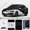 Для Volkswagen Golf Защита от УФ-лучей Солнцезащитный Козырек Влаго- Снегозащитный Черный Чехол Пылезащитный Автомобильный Зонт Чехол на Весь Автомобиль Защита для Улицы