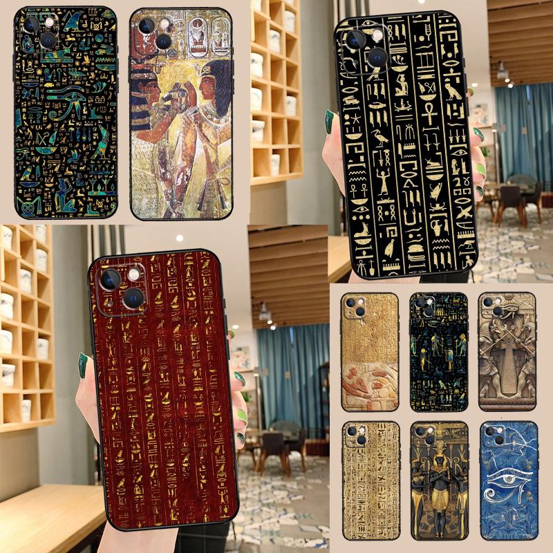 Чехол для телефона с муралом Фараона Египта Для iPhone 17 Pro Max 15 14 13 11 12 16 Pro Max mini 15 16 Plus 16e 17 Air Cover