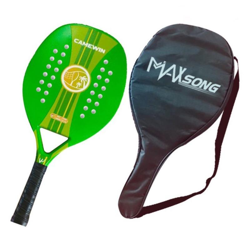 Beach Paddle Racket Carbon Beach Racket Sports Racket Carbon Fiber Paddle Racket Backpack Printing LOGO