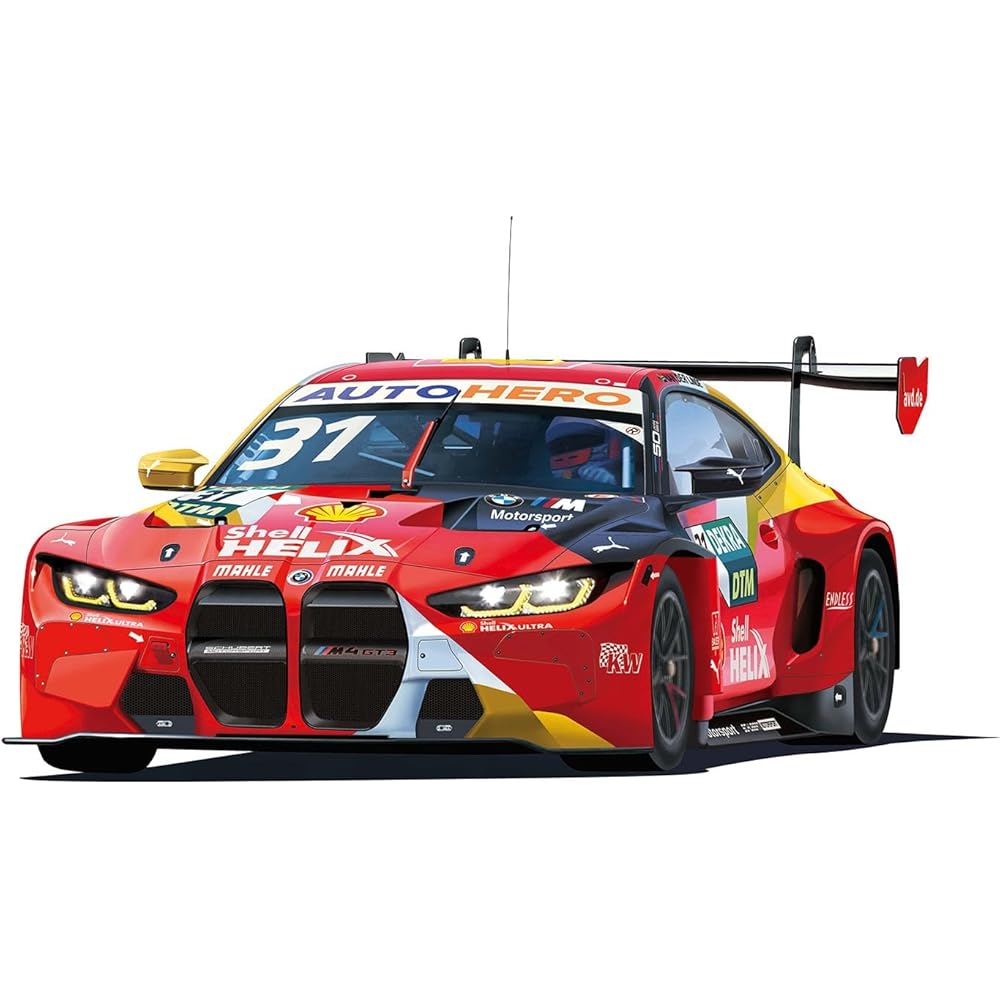 Platz/NuNu 1/24 Серия гоночных автомобилей BMW M4 GT3 2022 Чемпион DTM Пластиковая модель автомобиля PN24045 (Машина)
