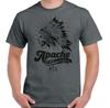 26 Футболка с индейским черепом Apache Apparel Мужская Головной убор Мотоциклист Байкер Татуировка Мотоцикл Унисекс Футболка