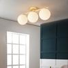 Светодиодный стеклянный потолочный светильник молочно-белый шар для гостиной прихожей спальни туалета кабинета гардеробной внутреннее освещение