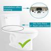 2-Piece Toilet Flush Valve White Water Tank Fittings High Performance Toilet Tank Part  Water Tank