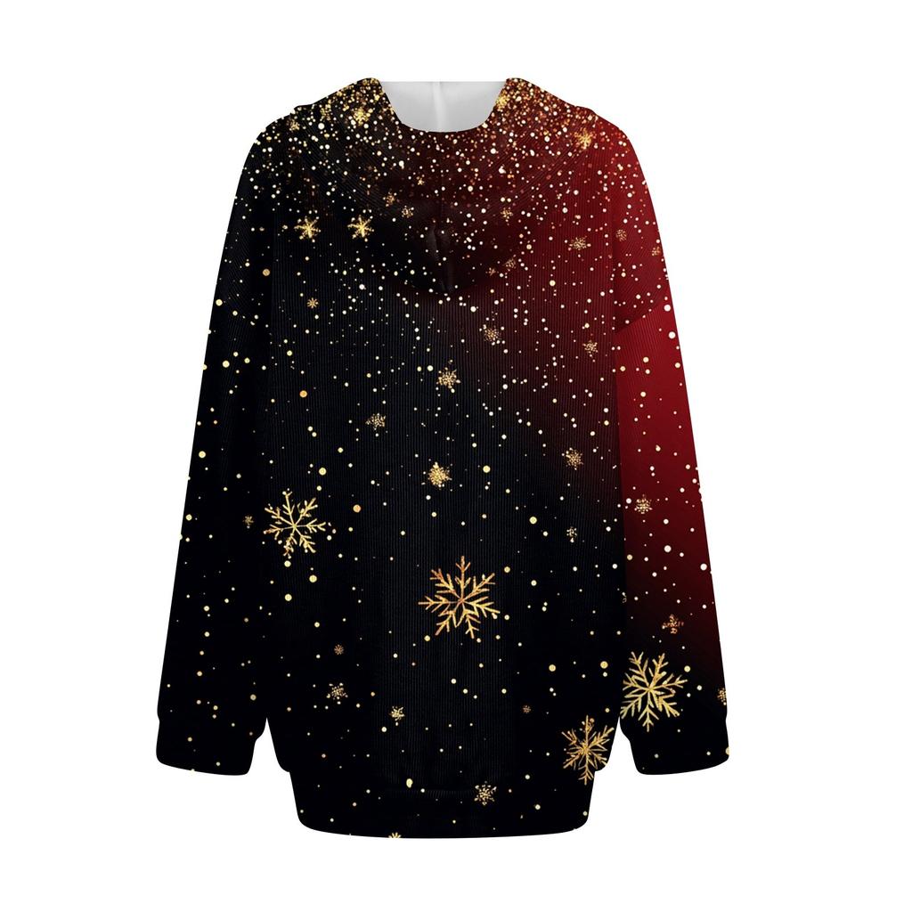 Свитшоты для женщин Вязаный свитер с длинным рукавом Принт Вязаный худи с пуговицами Кардиган Пальто