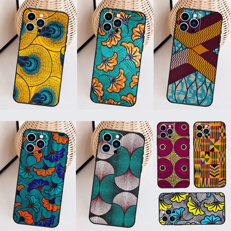 African Wax Fabric For Realme 15 10 11 13 12 14 Pro Plus C65 C67 C71 C63 C61 C55 C51 C53 C75 GT6 GT7 Pro Case