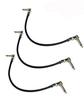 KM Sound MOGAMI 2524 30cm Patch Cable with L-L Plugs, Set of 3, Made In Japan