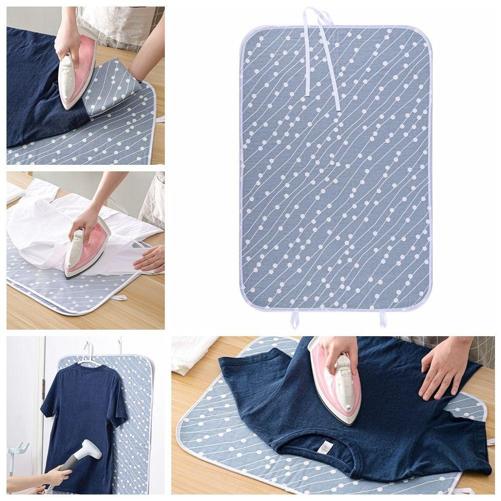 Protective Ironing Mat Hangable Ironing Board Foldable Ironing Pad Travel