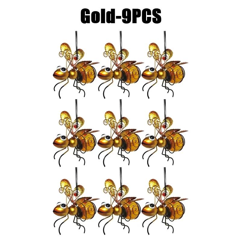 Портативный красочный светодиодный солнечный фонарь в виде пчелы, бабочки, стрекозы, феи для подвешивания на улице, с клипсой, для садовой вечеринки, праздничного ландшафтного декора