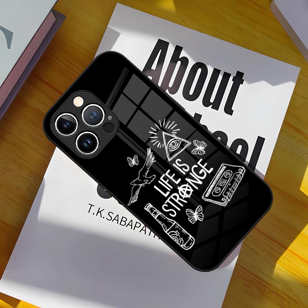 Чехол для телефона Caulfield Life Is Strange 2 Закаленное стекло Задняя крышка для iPhone 15 Pro Max 14 Pro 12 11 13 Mini X XR XS 8 7 Plus SE