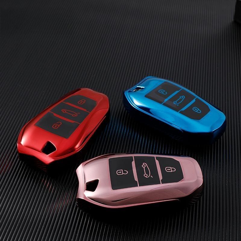 Новый дизайн, чехол для дистанционного ключа из ТПУ для Peugeot 2008 3008 4008 5008 308 408 508 Citroen C1 C2 C4 C6 C3-XR Picasso Grand DS3 DS5