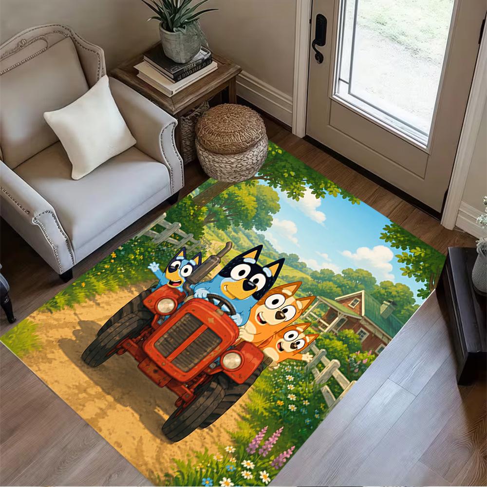 Happy Howloween Greetings Area Rug Suitable for Entryway Outdoor Bedrooms Foyer Anti-slip Rug Decorate Offices Perfect Gift for Women/Men