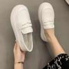 WTEMPO Women's Flat Shoes Elegant Temperament Soft Sole Round Toe Flat Heel Thick Sole Breathable Non Slip Comfortable Spring and Autumn Single Shoes