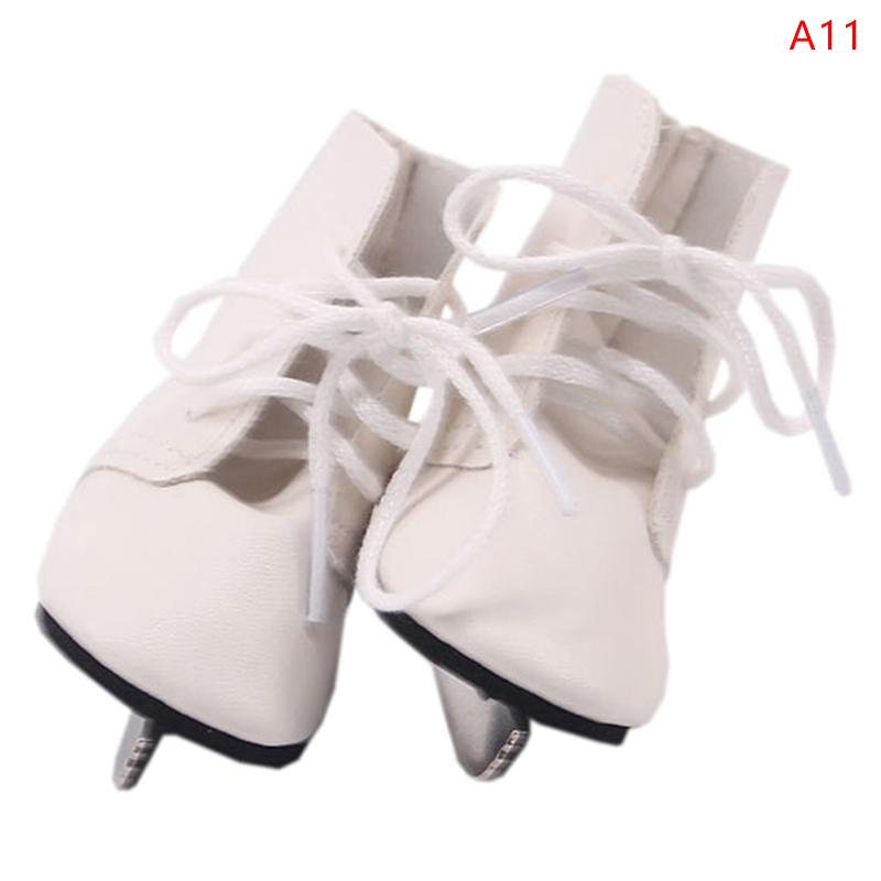 Кукольные роликовые коньки, блестящие туфли, коньки для 18-дюймовой куклы, аксессуары для самостоятельного изготовления, игрушки