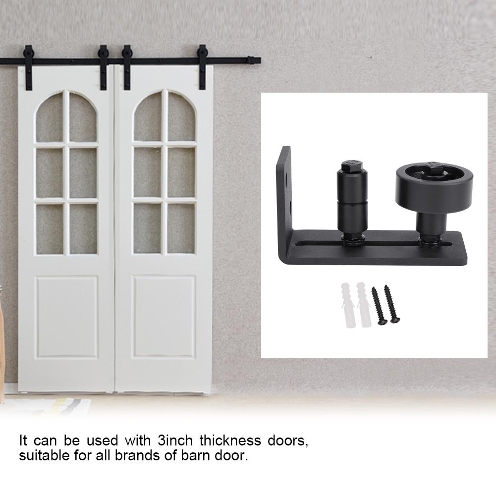 Регулируемая направляющая пола из углеродистой стали для раздвижной двери амбара(Двойной валик с маленьким валиком)