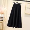 Womens High Waist Knitted Midi Skirt With Thick Woolen Material For Autumn Winter Elegance