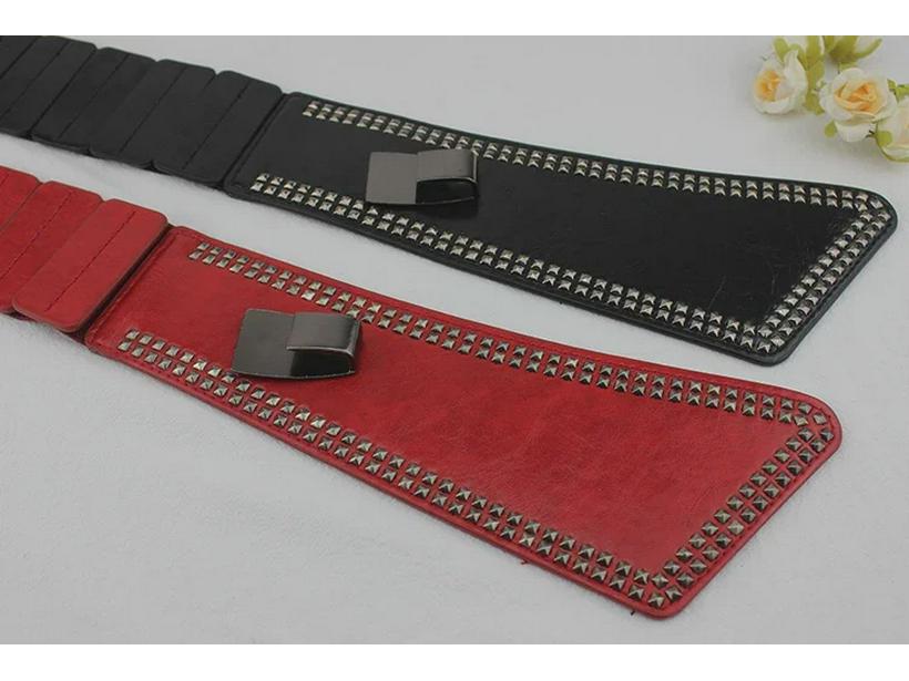 Модный женский пояс в корейском стиле — универсальный, декоративный и широкий, идеально подходит к юбкам.