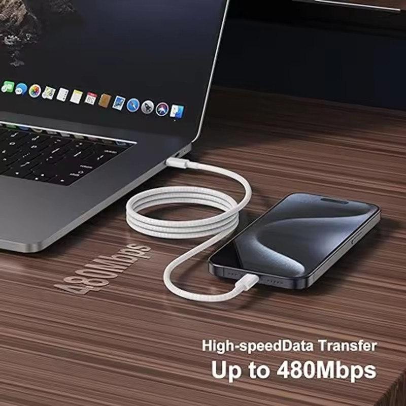 Usb C to Type C быстрая зарядка PD 60W мобильный телефон дата кабель для iPhone15 Android Samsung Huawei Type C плетеный зарядный кабель