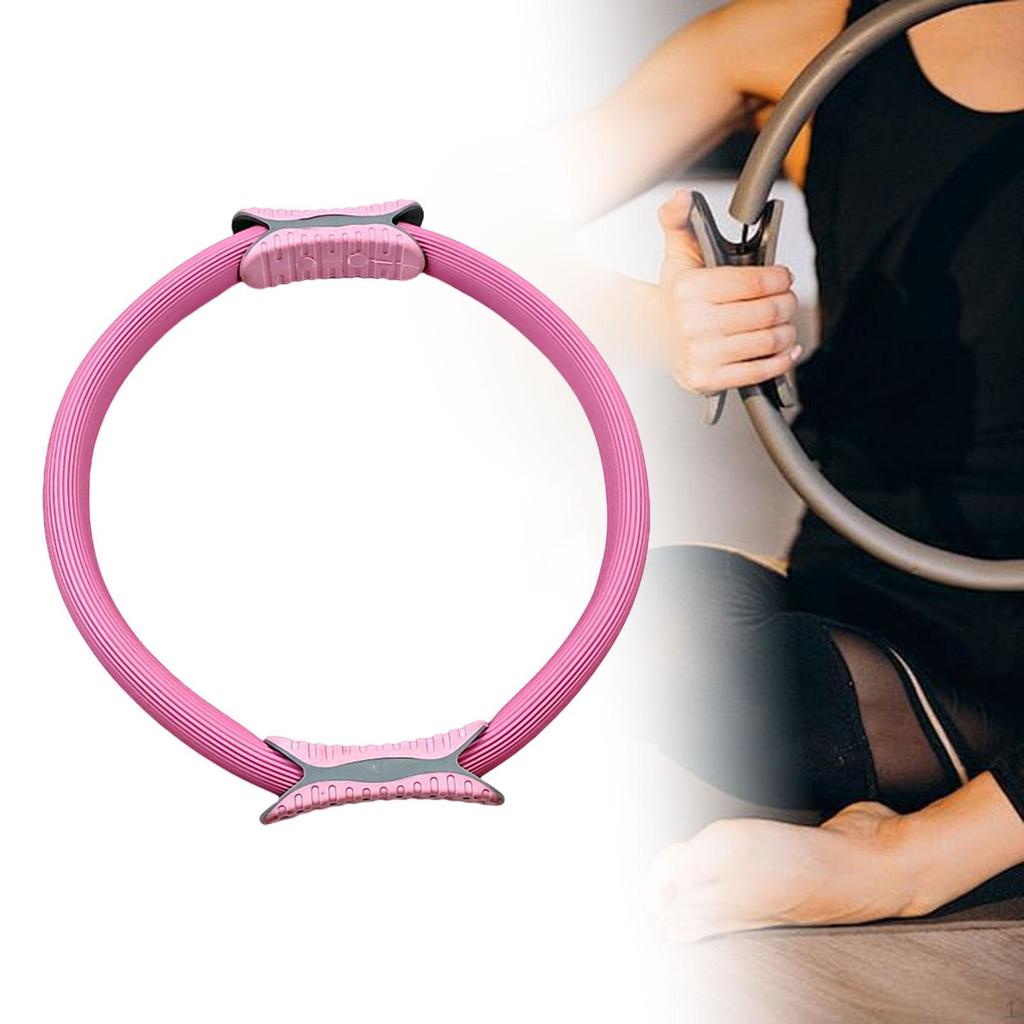 Pilates Fitness Ring Core Training Non Slip Ergonomic Device Double Handles Equipment Exercise