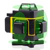 Новый 4D 16-линейный высокоточный лазерный уровень 360° горизонтальный и вертикальный крест зеленый лазерный уровень автоматический самовыравнивающийся измерительный инструмент