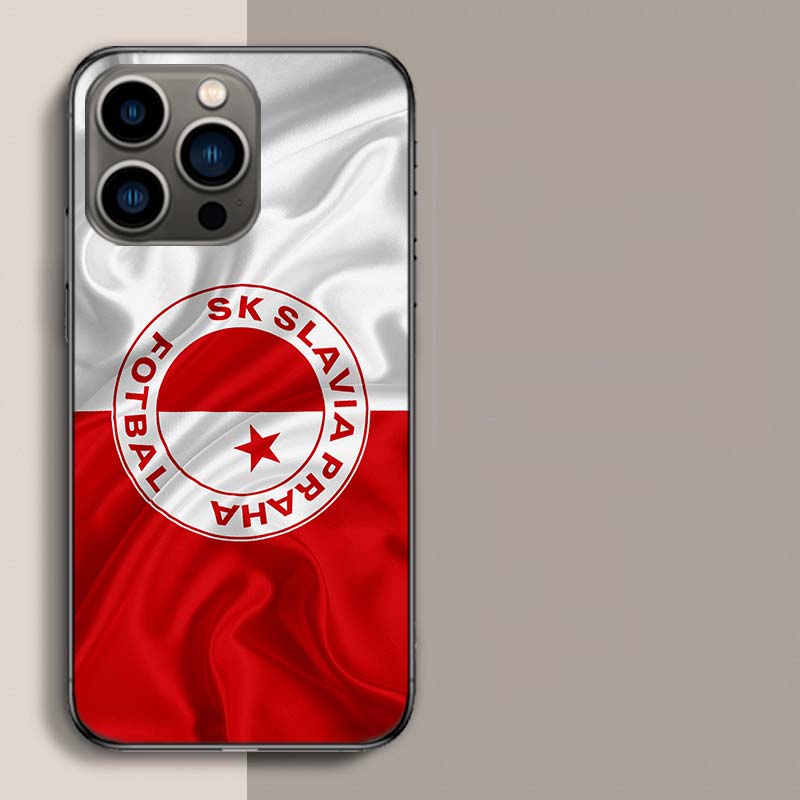 Чехол для телефона SK Slavia Praha Чехия для Apple iPhone 16E 16 17 Pro Max Air 15 Pro 14 Plus 12 13 Mini Милый Fu