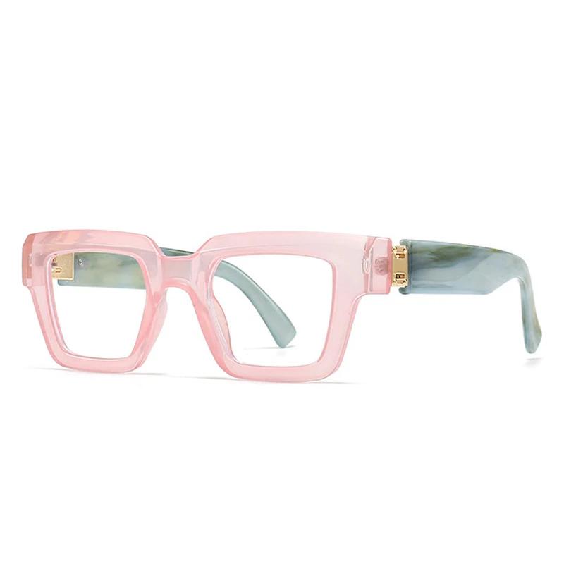 SHAUNA модные квадратные женские роскошные солнцезащитные очки винтажные яркие цвета прозрачные градиентные очки мужские солнцезащитные очки в стиле панк