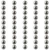 50Pcs 304 Stainless Steel Bicycle Bearing Balls G25 Precision Steel Solid Beads CNC, Impact Test