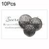 10PCS Carved Golden Hollow Buttons Clothing Handmade Sewing DIY Fashion European Decorative