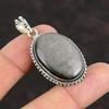 Серебряный блестящий обсидиановый кулон, оригинальный драгоценный камень, элегантное ювелирное изделие, кулон из стерлингового серебра 925 пробы, ручная работа, абсолютно новый кулон, подарки для нее