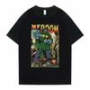 Новинка 2024 года, Mf Doom Madlib Madvillain, двухсторонняя футболка с рисунком, топы, мужская свободная футболка в стиле хип-хоп, женские флисовые хлопковые футболки унисекс