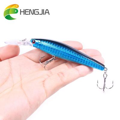 HENGJIA 1 шт., приманка для рыбалки гольяна, воблер, реалистичная приманка для окуня, форели, щуки, жесткий пластиковый инструмент для рыбалки