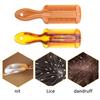 High Quality Double Sided Head Lice Comb With Handle Fine Tooth Flea Removal Hair Comb Dandruff Removal For Styling Tools