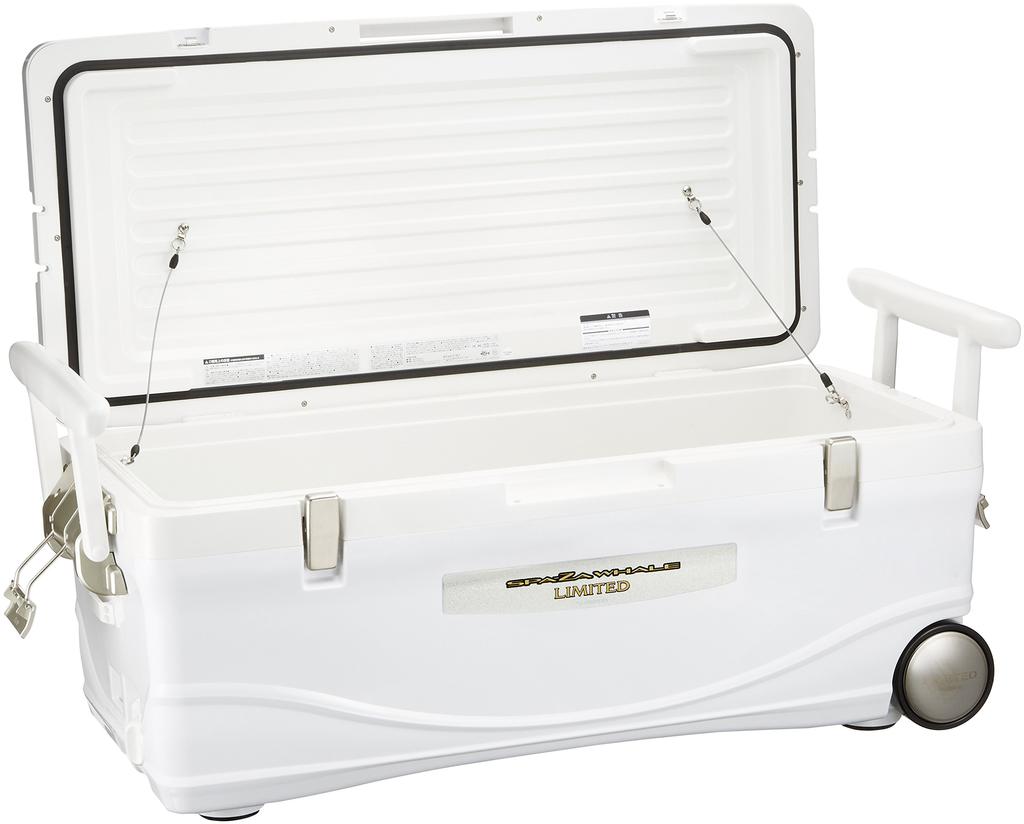 SHIMANO Cooler Box Large 45L Spaza Whale Limited with Casters for Fishing Ice White 450HC-045L