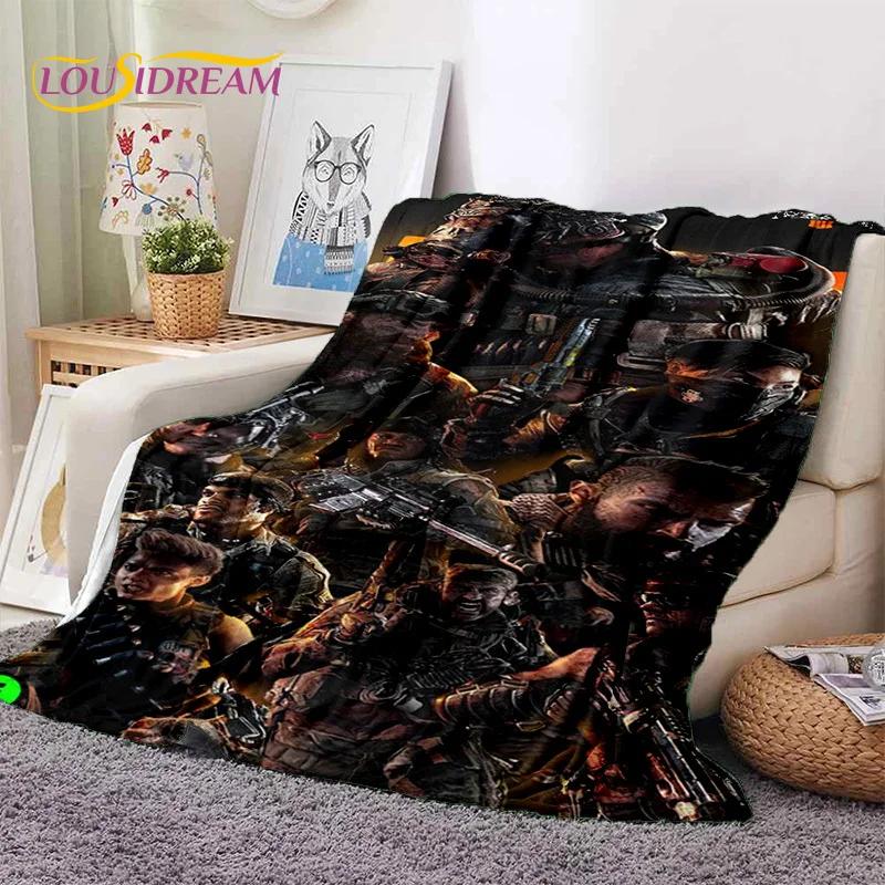 Call of Duty War Gamer COD Мягкое фланелевое одеяло для кроватей, спален, диванов, пикников, плед для укрытия, отдыха на свежем воздухе, подарок